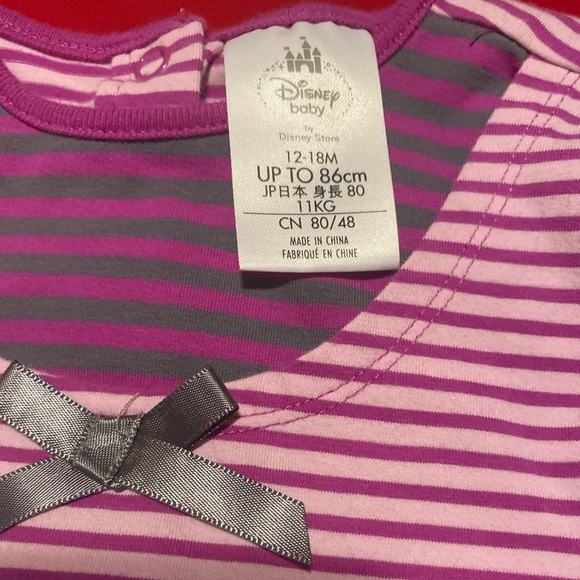 Disney Store Minnie Mouse Striped Dress - Picture 2 of 4